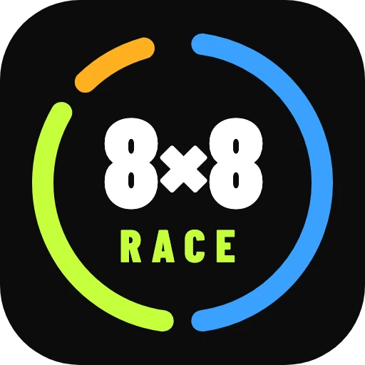 8x8 Race logo